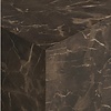 Prague Bruin Salontafel Marmerlook 80 x 60 cm
