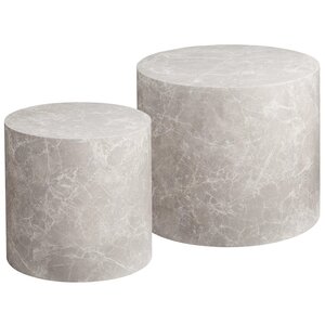 House Nordic Prague Ronde Salontafel Set Beige