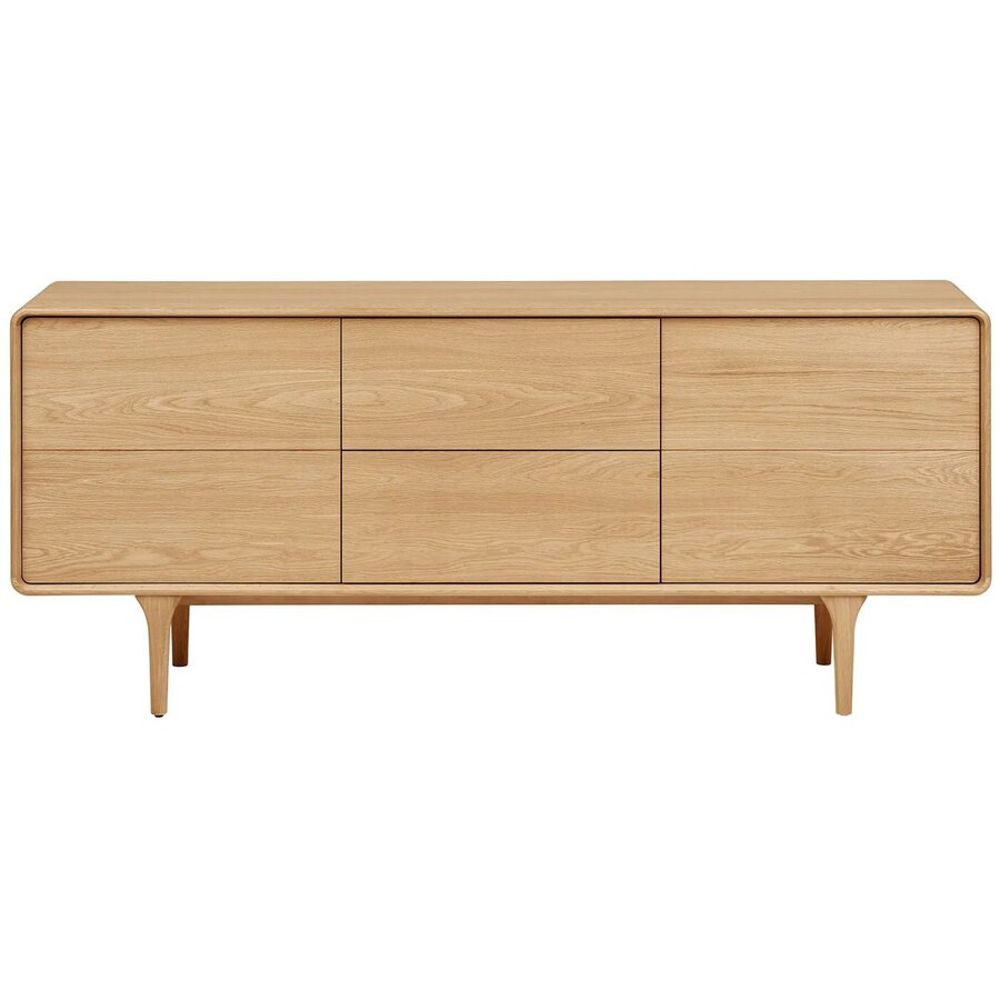 Darwin Eiken Dressoir met 2-Deuren 2-Lades