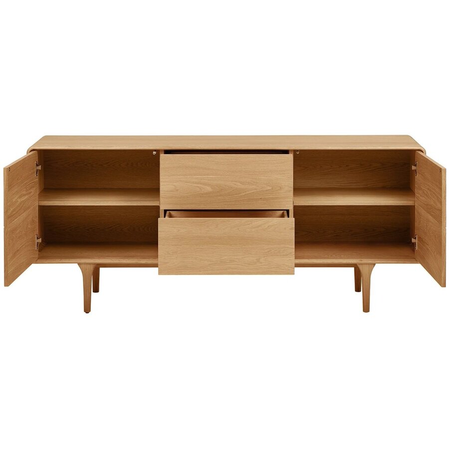 Darwin Eiken Dressoir met 2-Deuren 2-Lades