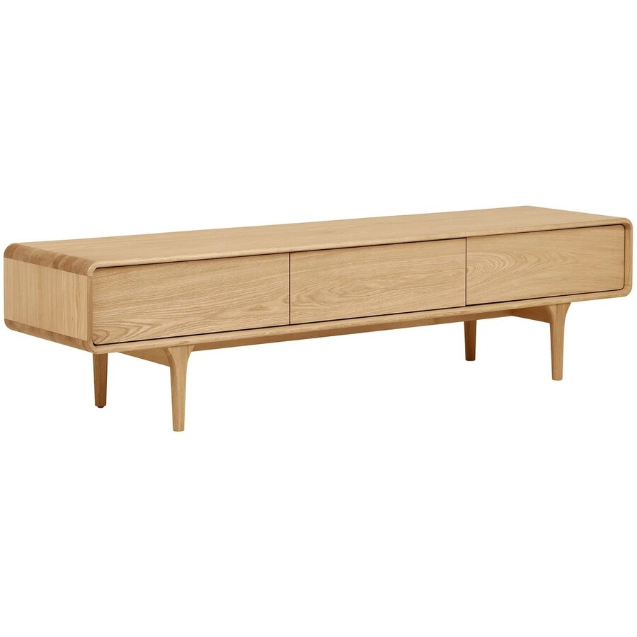 Darwin Eiken TV meubel met 2-Deuren 1-Lade