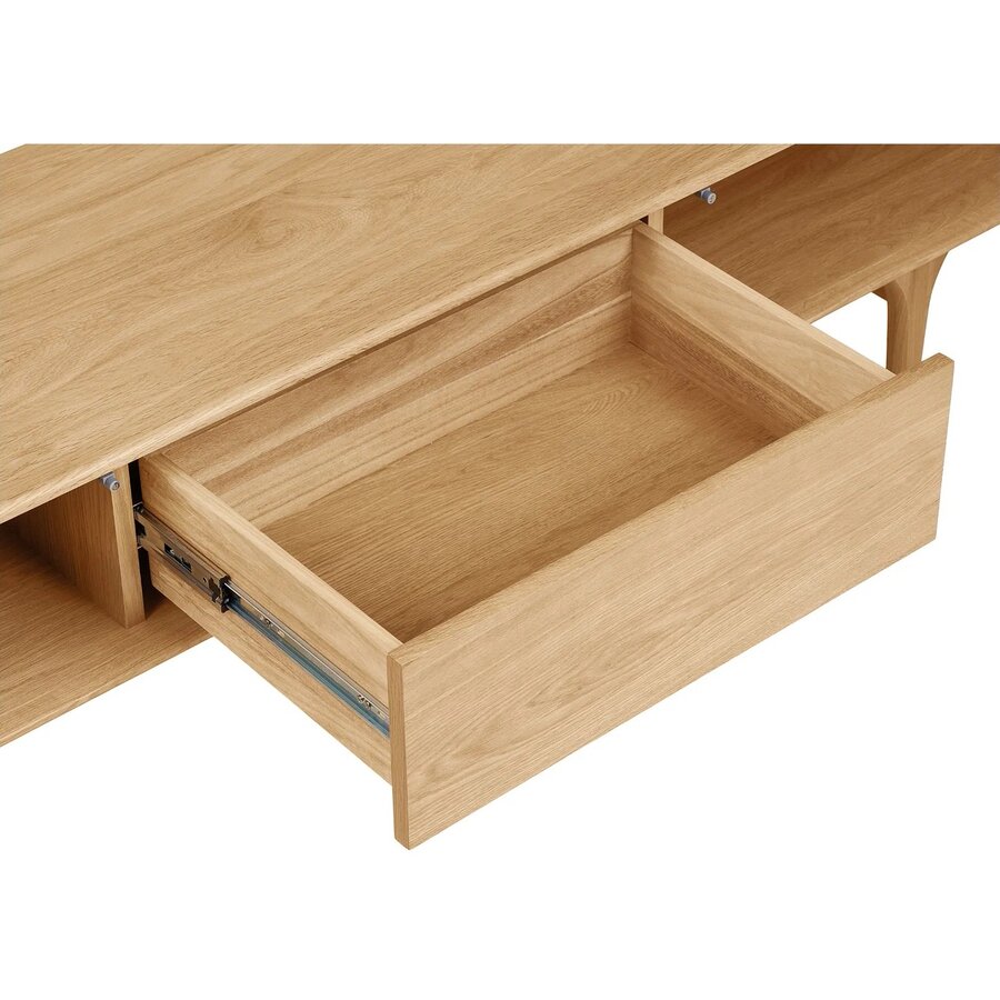 Darwin Eiken TV meubel met 2-Deuren 1-Lade