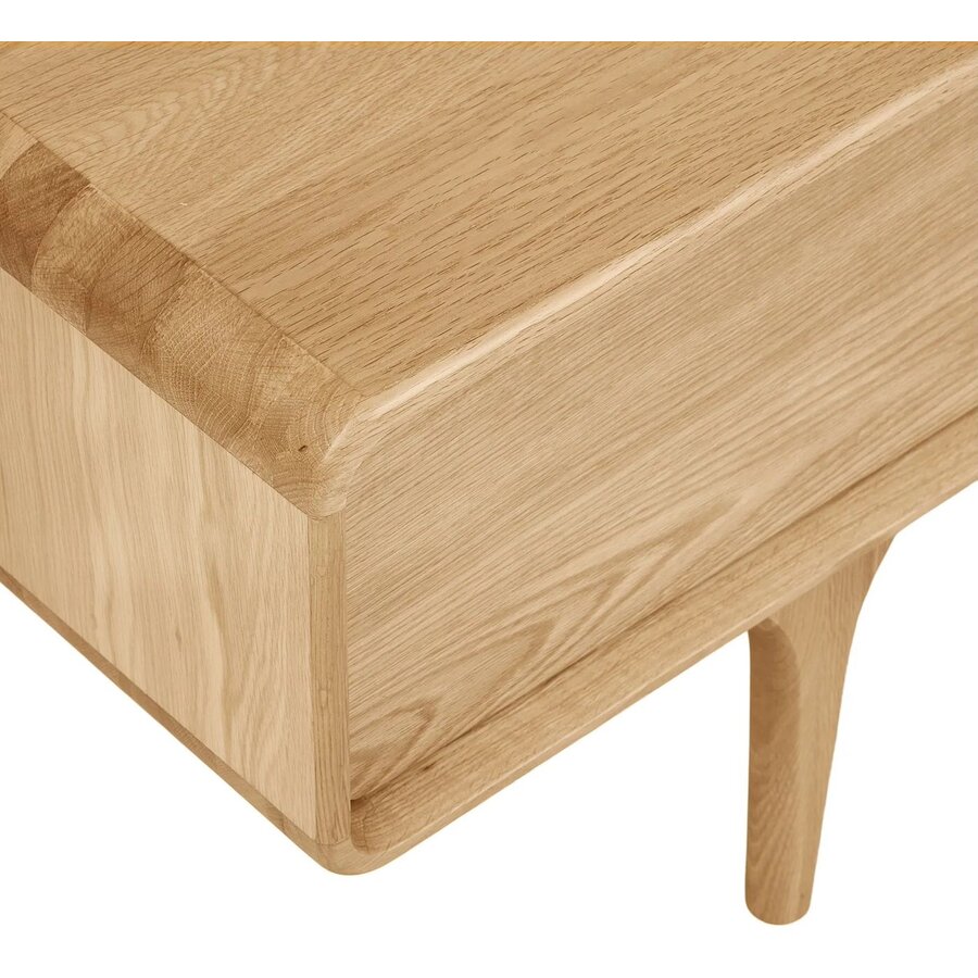 Darwin Eiken TV meubel met 2-Deuren 1-Lade