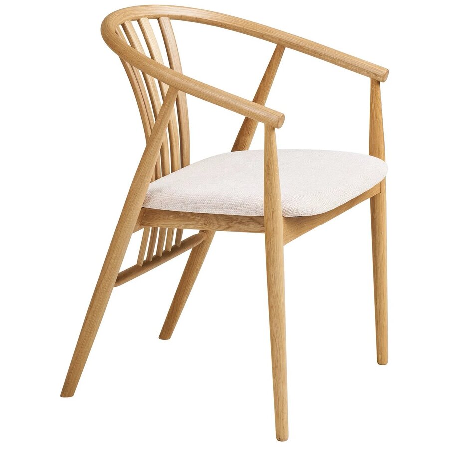 Agustin Eetkamerstoel Eiken / Zand Agustin Eetkamerstoel Eiken / Zand