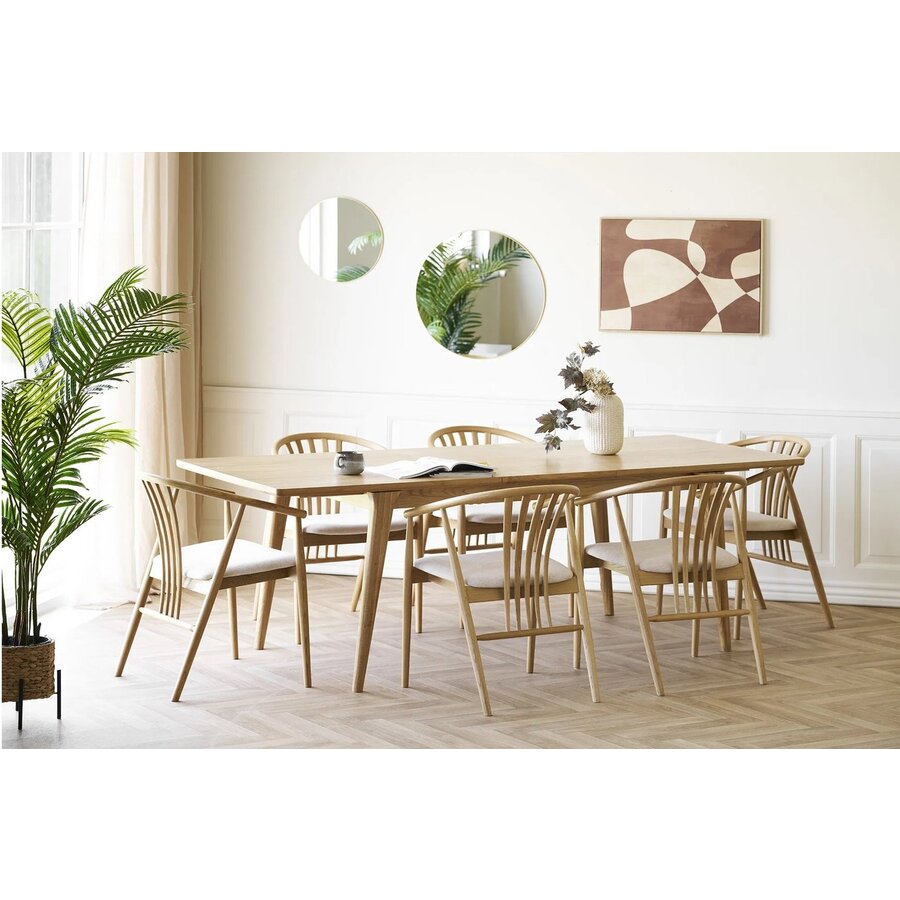 Agustin Eetkamerstoel Eiken / Zand Agustin Eetkamerstoel Eiken / Zand