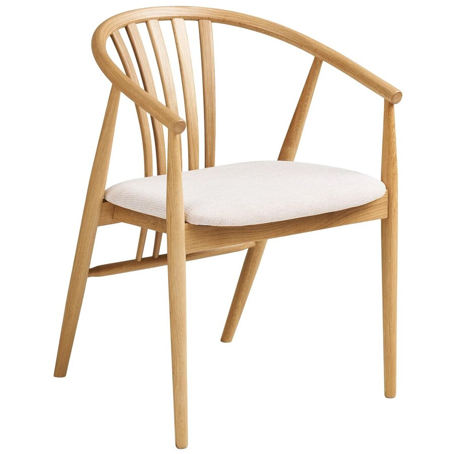 Agustin Eetkamerstoel Eiken / Zand Agustin Eetkamerstoel Eiken / Zand