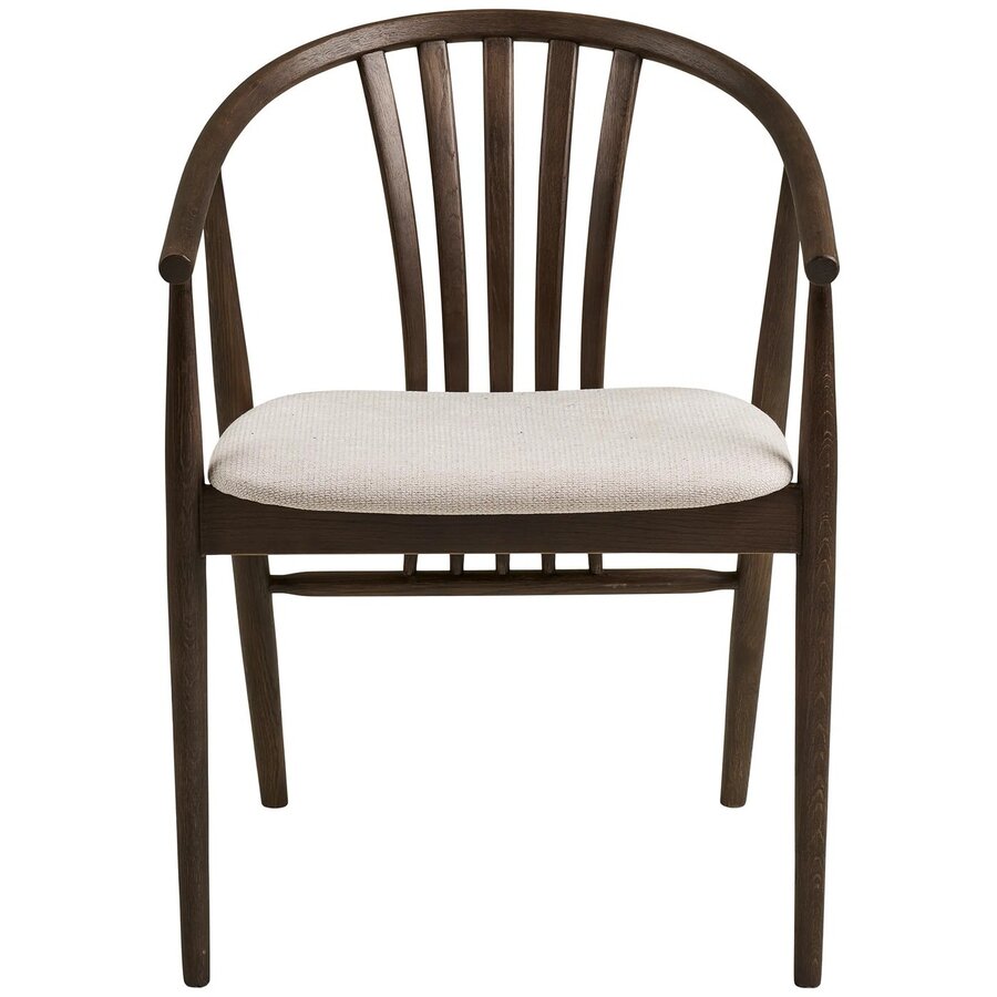 Agustin Eetkamerstoel Gerookt Eiken / Zand Agustin Eetkamerstoel Gerookt Eiken / Zand