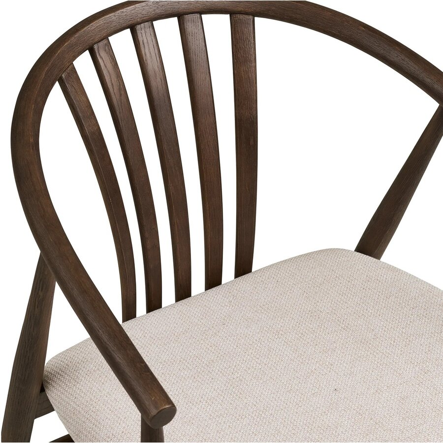 Agustin Eetkamerstoel Gerookt Eiken / Zand Agustin Eetkamerstoel Gerookt Eiken / Zand