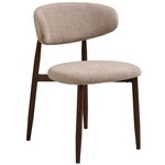 House Nordic Levanto Eetkamerstoel Zand / Walnoot House Nordic Levanto Eetkamerstoel Zand / Walnoot