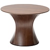 Root Walnoot Bijzettafel Rond