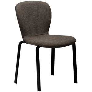 Dan Form Heap Bruin Bouclé Eetkamerstoel