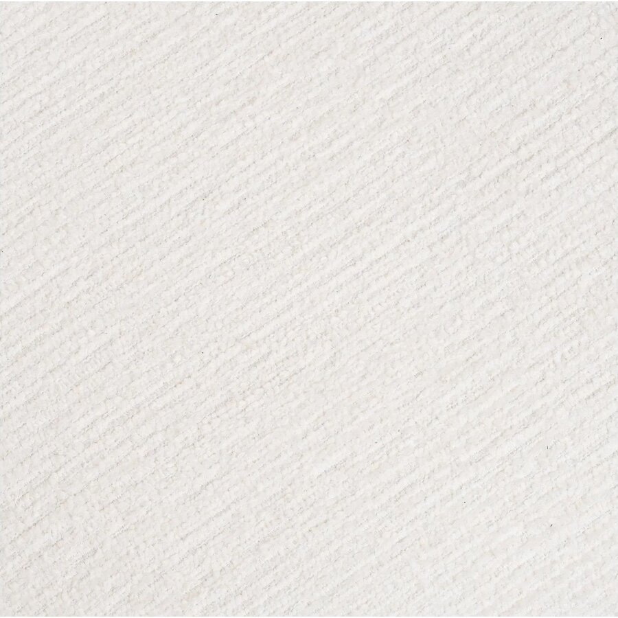 Milo Gebroken Wit Draaifauteuil en Poef Set