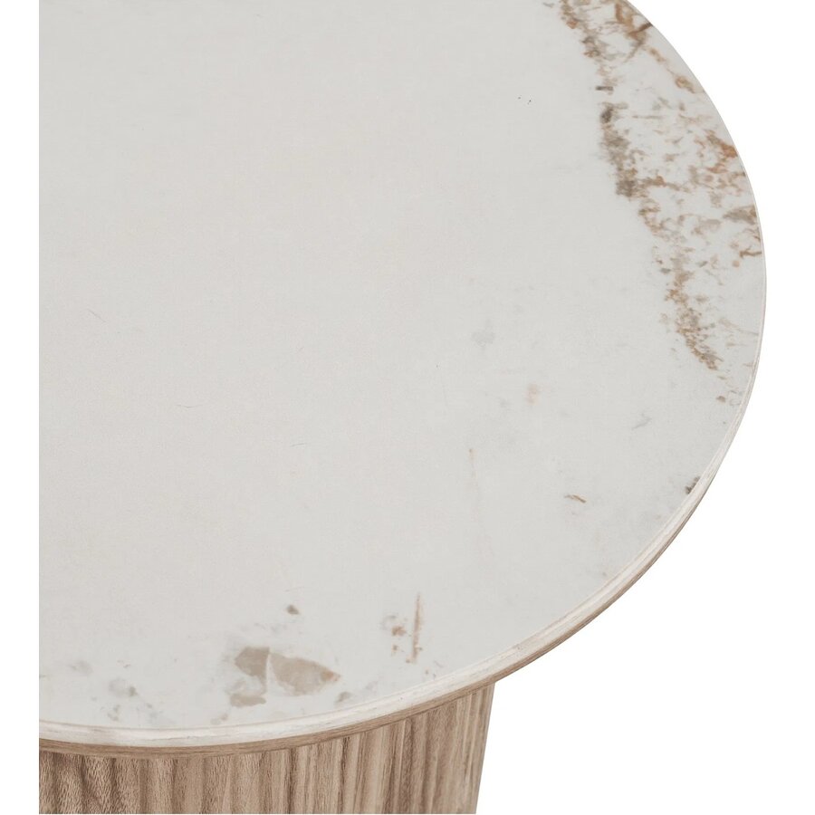 Athens Ronde Bijzettafel Keramiek