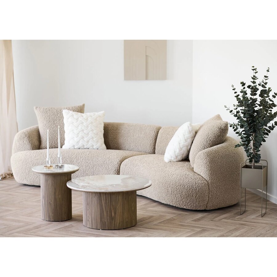 Athens Ronde Bijzettafel Keramiek