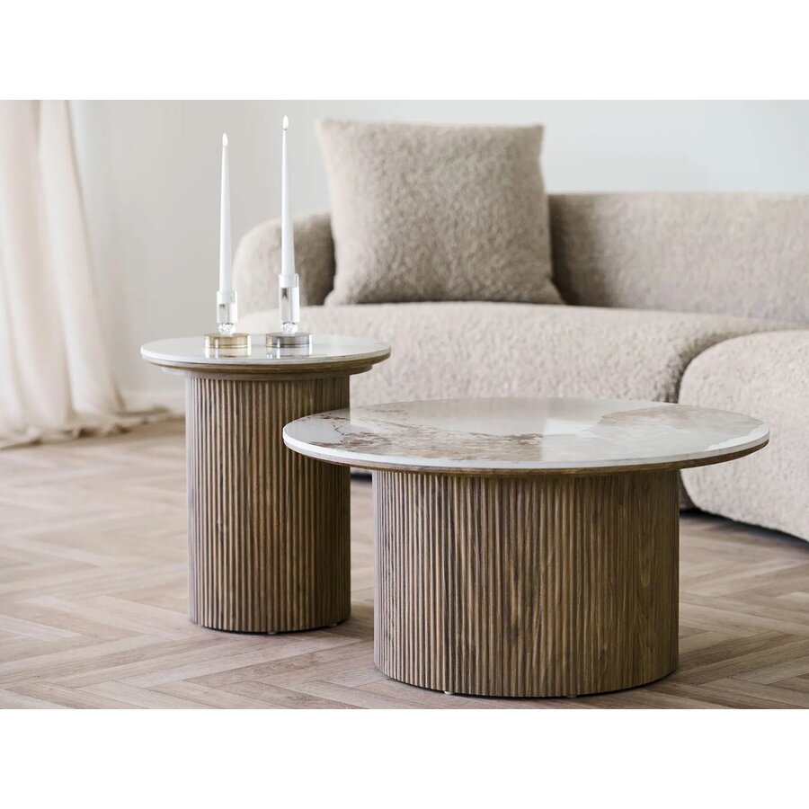 Athens Ronde Salontafel Keramiek Athens Ronde Salontafel Keramiek
