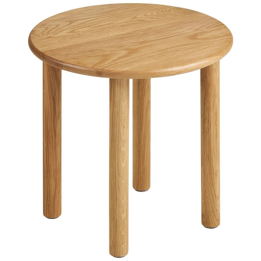 Jena Eiken Bijzettafel Rond