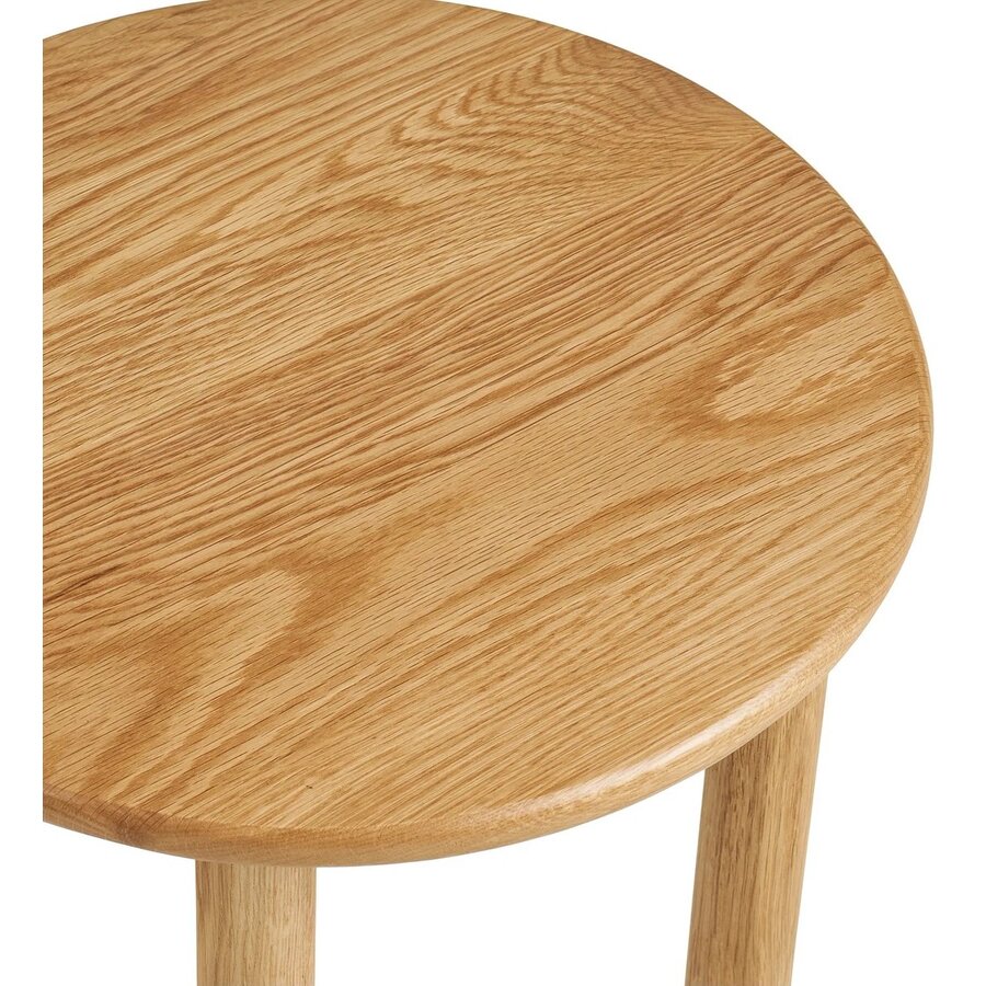 Jena Eiken Bijzettafel Rond