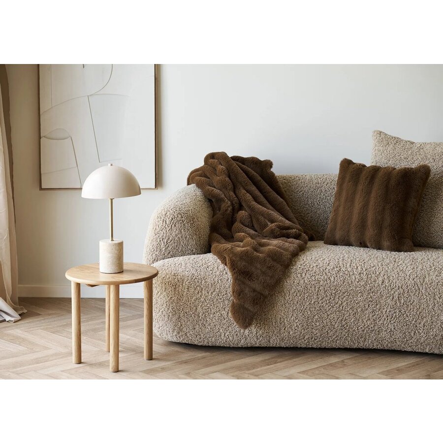 Jena Eiken Bijzettafel Rond