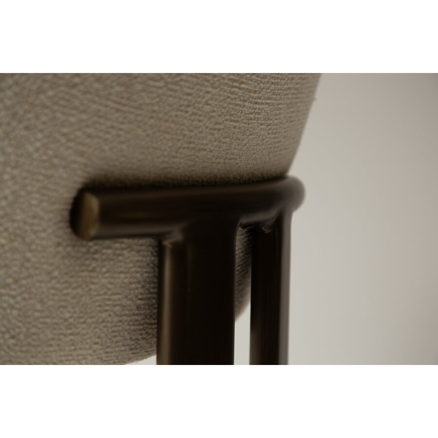 Duct Beige Bouclé Armstoel