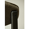 Duct Oljifgroen Bouclé Armstoel
