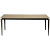 Edge Blank Eiken Eettafel Uitschuifbaar