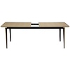 Edge Blank Eiken Eettafel Uitschuifbaar