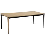 Dan Form Edge Blank Eiken Eettafel Uitschuifbaar