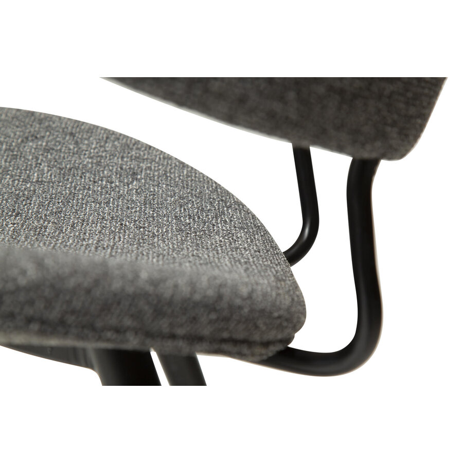 Napoleon Eetkamerstoel Grijs Bouclé Napoleon Eetkamerstoel Grijs Bouclé