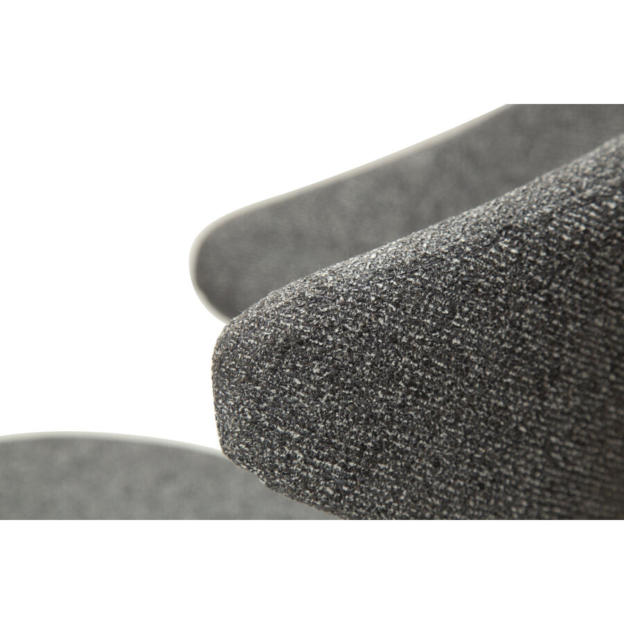 Napoleon Eetkamerstoel Grijs Bouclé Napoleon Eetkamerstoel Grijs Bouclé