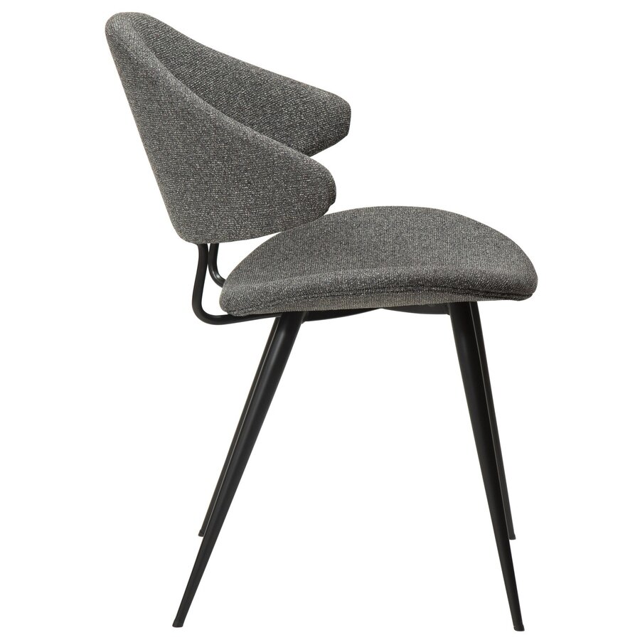 Napoleon Eetkamerstoel Grijs Bouclé Napoleon Eetkamerstoel Grijs Bouclé