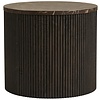 Rota Ronde Bijzettafel Donkerbruin
