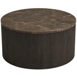 House Nordic Rota Ronde Salontafel Donkerbruin