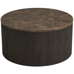 House Nordic Rota Ronde Salontafel Donkerbruin
