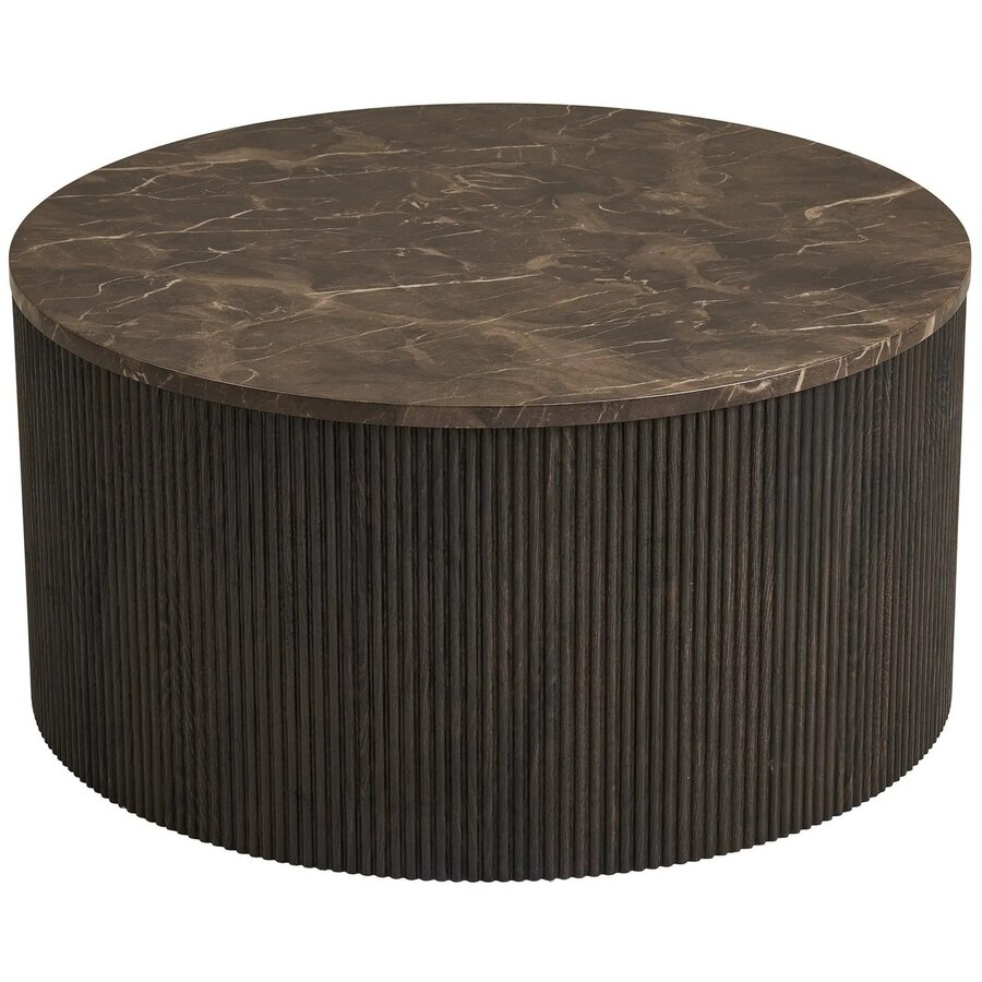 Rota Ronde Salontafel Donkerbruin