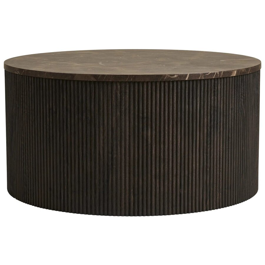 Rota Ronde Salontafel Donkerbruin