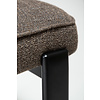 Duct Bruin Bouclé Eetkamerstoel