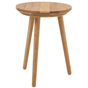 Nova Design Agra Massief Eiken Bijzettafel/Kruk