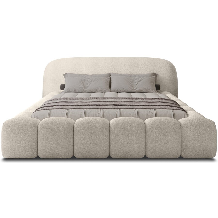 Orlando 180 x 200 cm Gestoffeerd Bed Beige