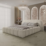 Trae Mobler Orlando 180 x 200 cm Gestoffeerd Bed Beige