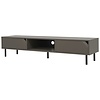 Corner TV-meubel 2-Deuren en Kubus Donker Taupe Corner TV-meubel 2-Deuren en Kubus Donker Taupe