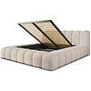 Aurora 160 x 200 cm Gestoffeerd Bed Pearl Aurora 160 x 200 cm Gestoffeerd Bed Pearl