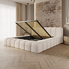 Aurora 160 x 200 cm Gestoffeerd Bed Pearl Aurora 160 x 200 cm Gestoffeerd Bed Pearl