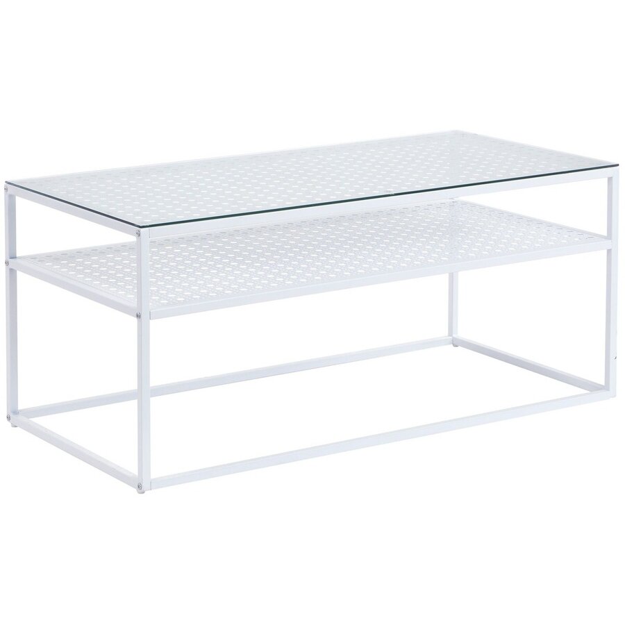 Amar Glazen Salontafel Wit