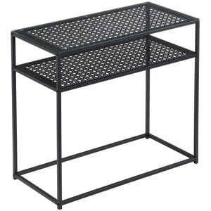 Sky Style Amar Glazen Sidetable Zwart