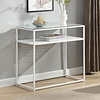 Amar Glazen Sidetable Wit