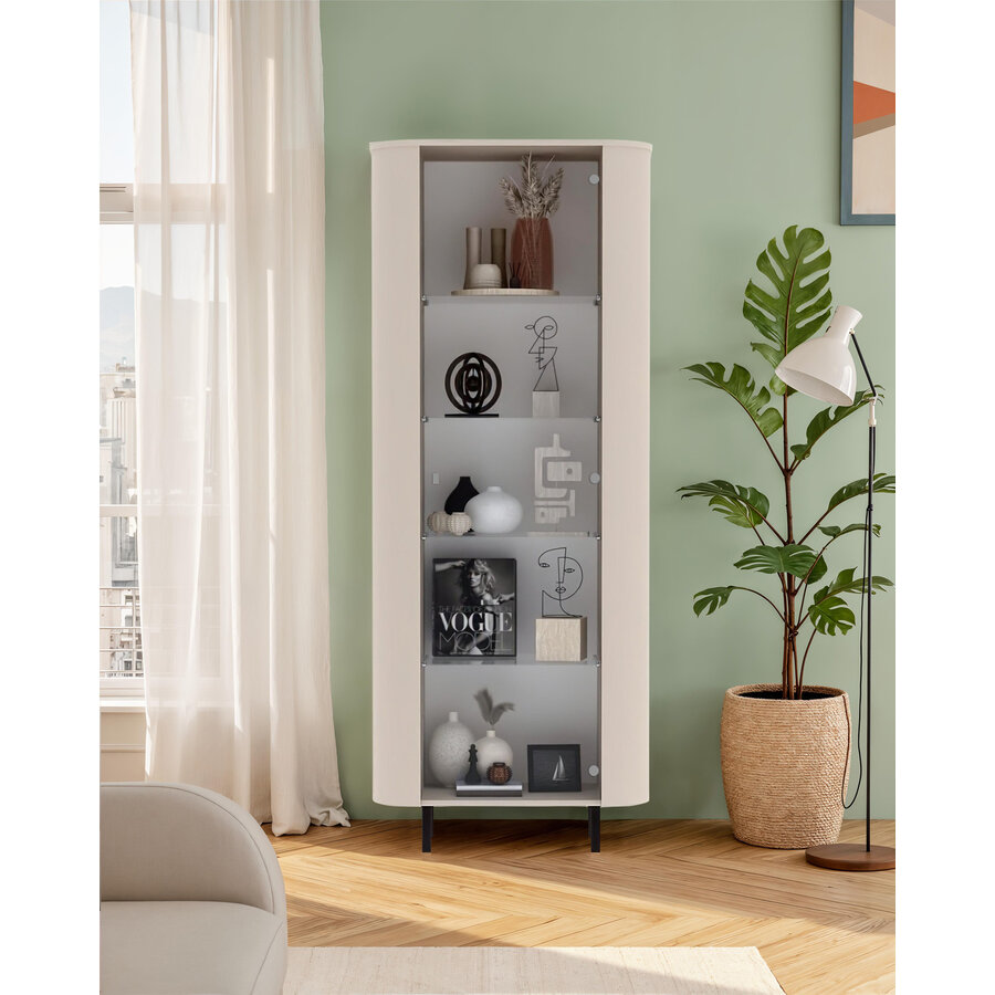 Lido Cashmere Vitrinekast met 1-Deur