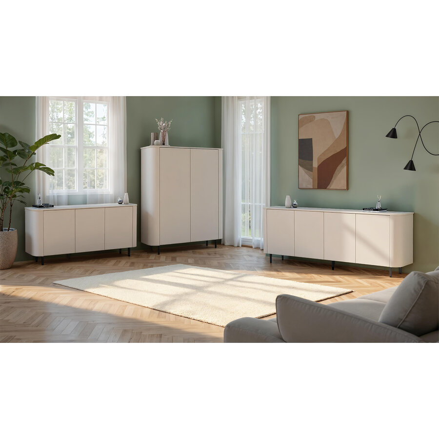Lido Cashmere Dressoir met 4-Deuren