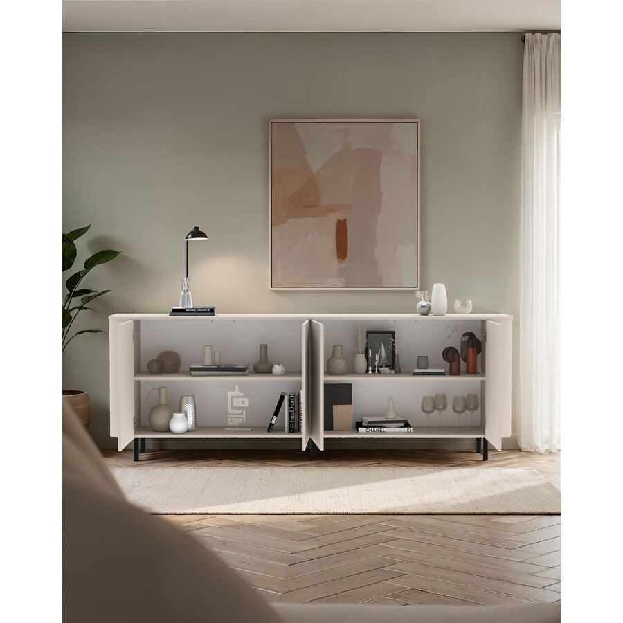 Lido Cashmere Dressoir met 4-Deuren