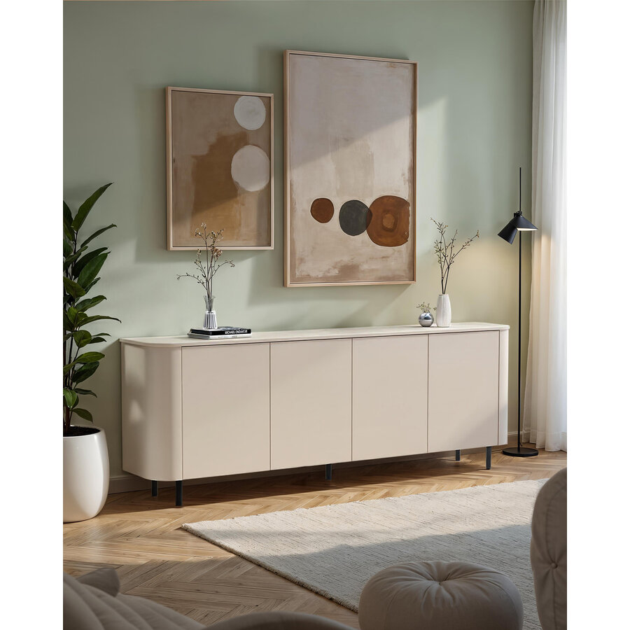 Lido Cashmere Dressoir met 4-Deuren