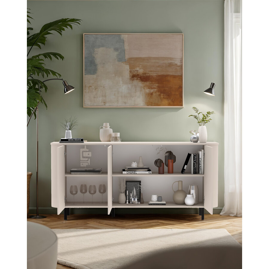 Lido Cashmere Dressoir met 3-Deuren